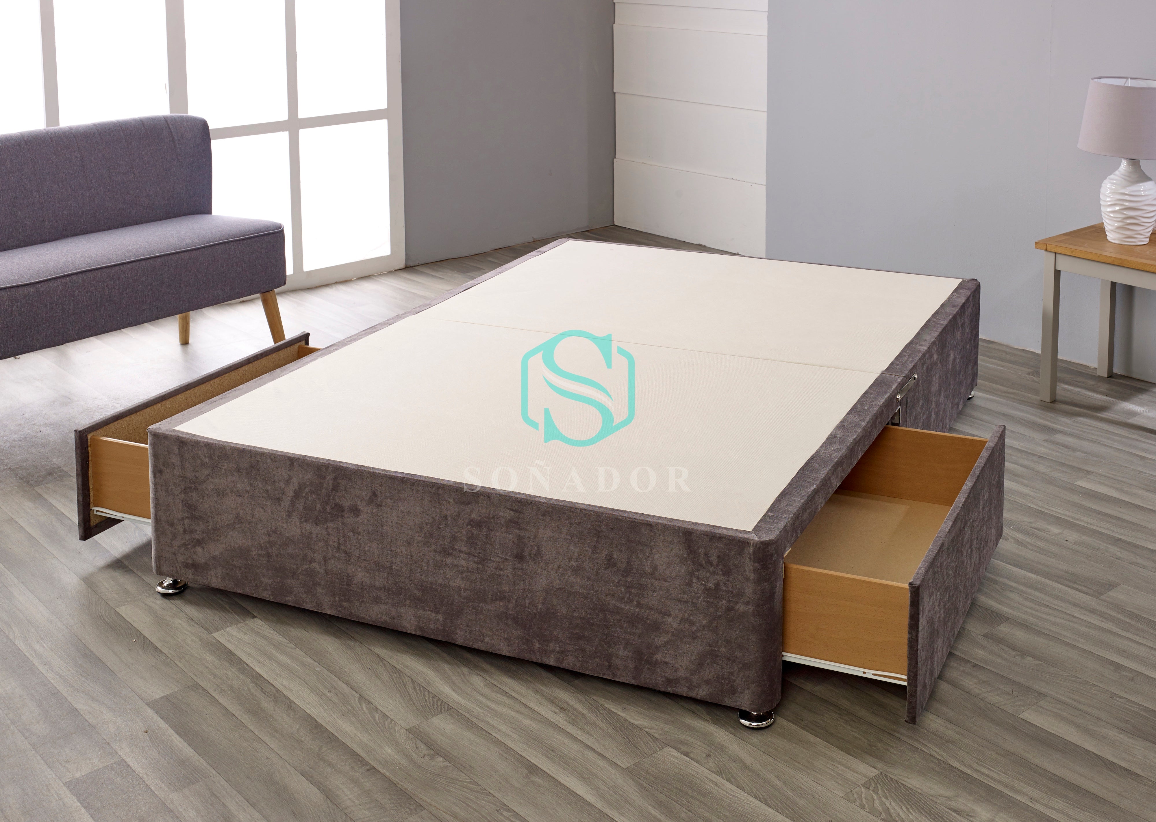 2 Drawer Foot End Divan Base